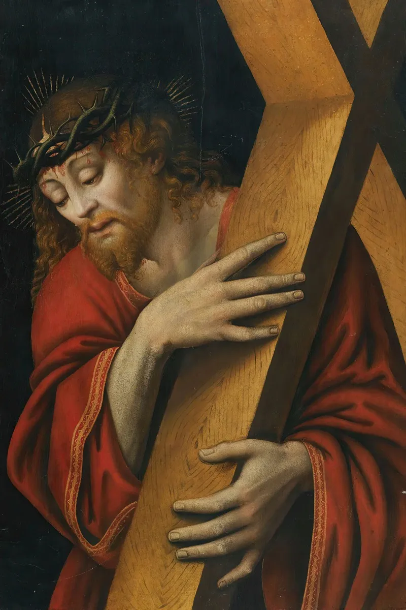 Christ Carrying The Cross 29 Wall Art by Lombard School - High-Resolution Digital Print