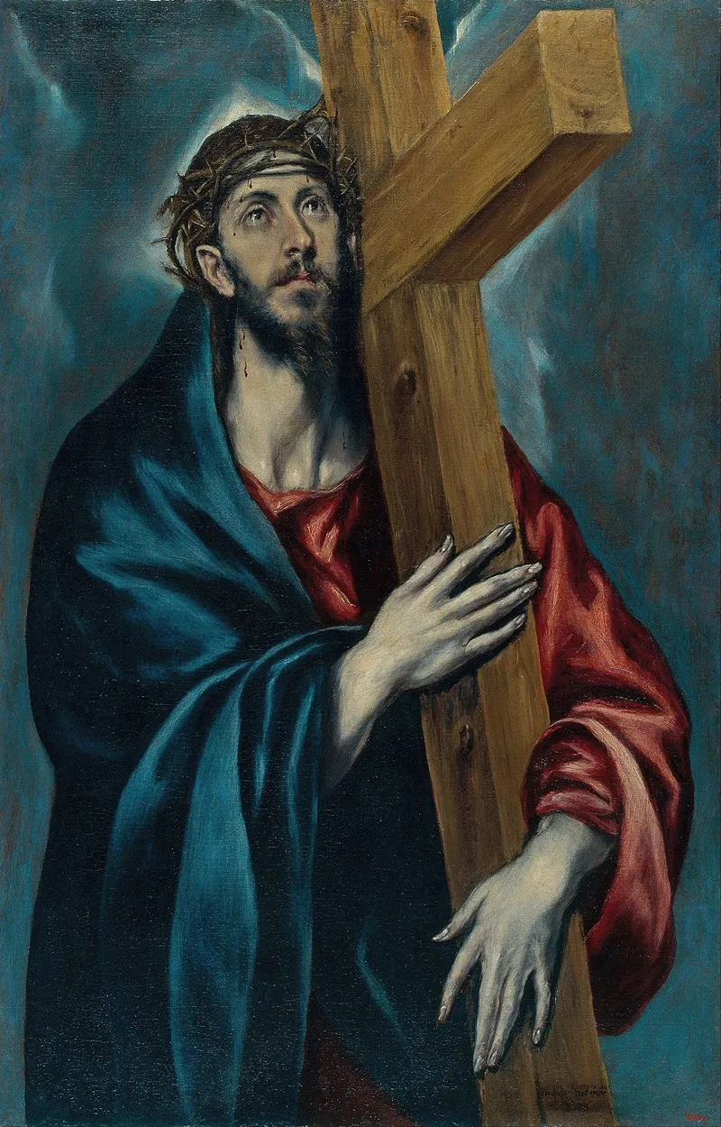 Christ Carrying The Cross 40 Wall Art by El Greco (Domenikos Theotokopoulos) - High-Resolution Digital Print