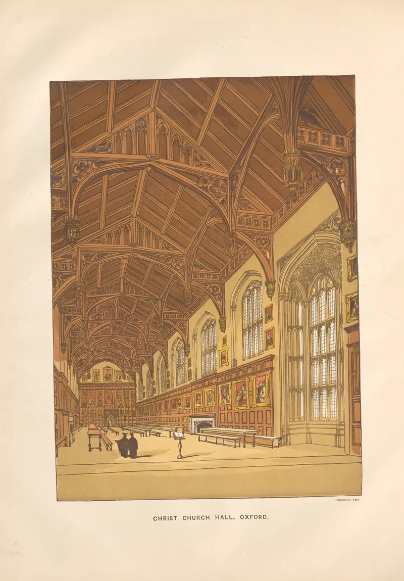 Christ Church Hall Oxford Wall Art by Charles Knight - High-Resolution Digital Print