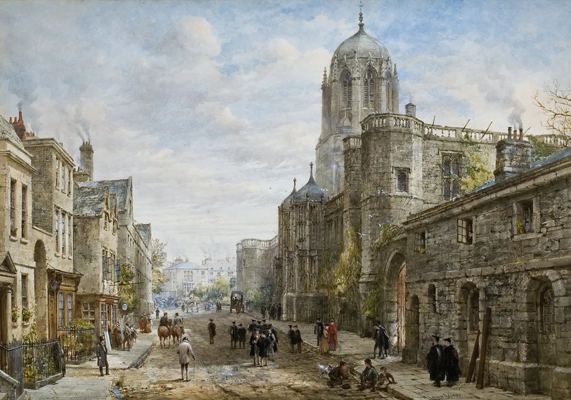 Christ Church Oxford Wall Art by Louise Rayner - High-Resolution Digital Print