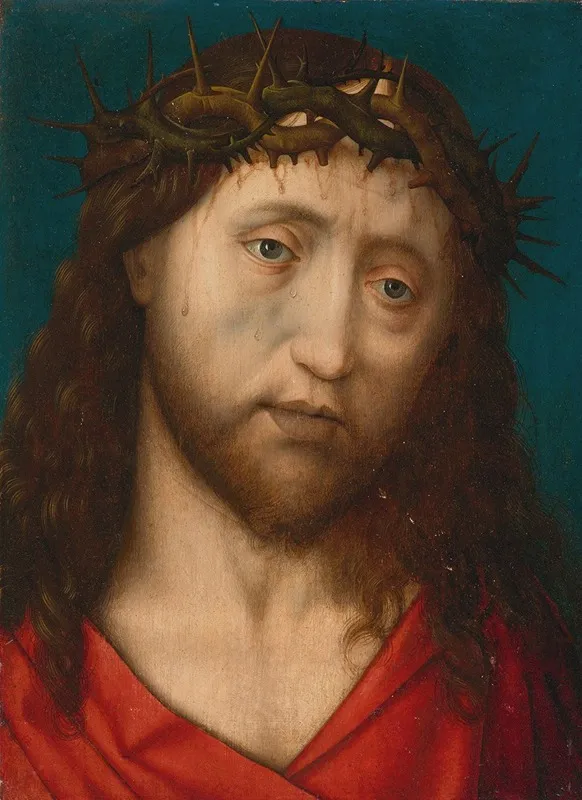 Christ Crowned With Thorns 4 Wall Art by Follower Of Hugo Van Der Goes - High-Resolution Digital Print