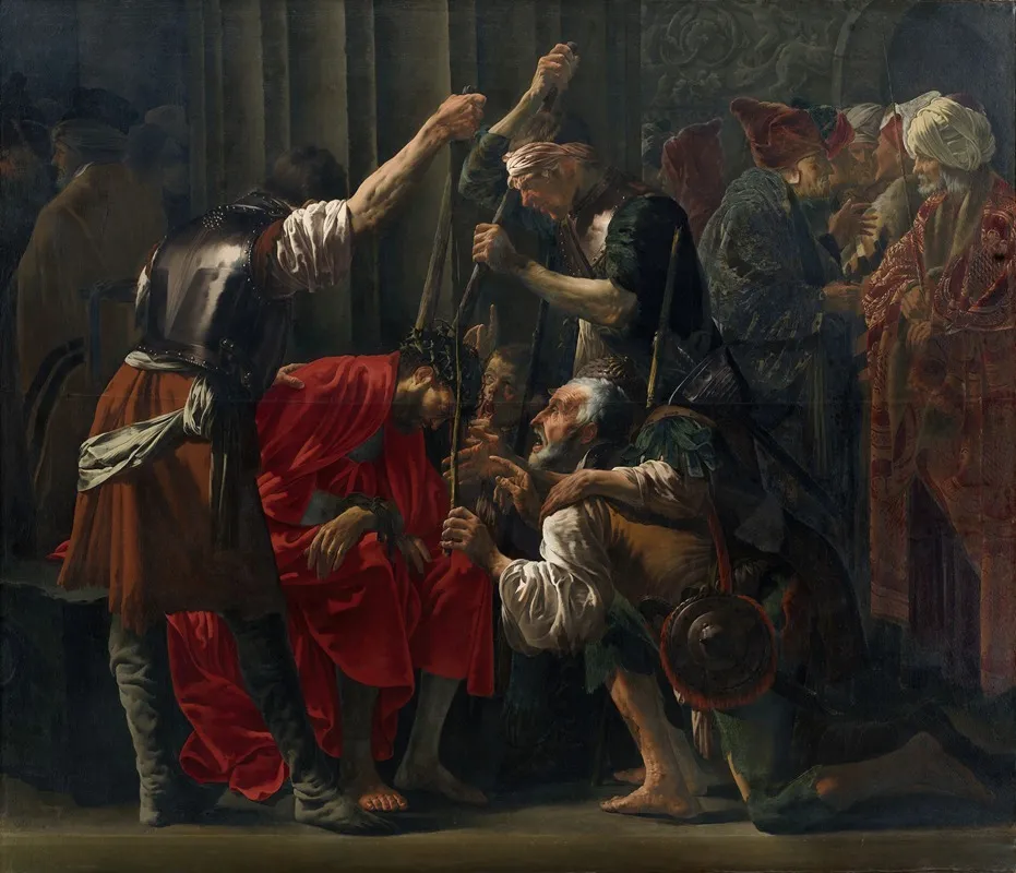 Christ Crowned With Thorns 7 Wall Art by Hendrick Ter Brugghen - High-Resolution Digital Print