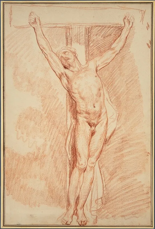 Christ Crucified 2 Wall Art by Jean-Baptiste Greuze - High-Resolution Digital Print
