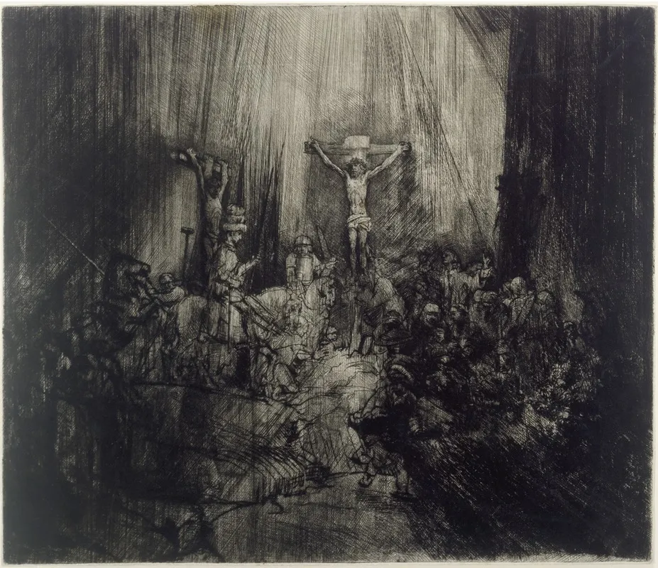 Christ Crucified Between The Two Thieves The Three Crosses 3