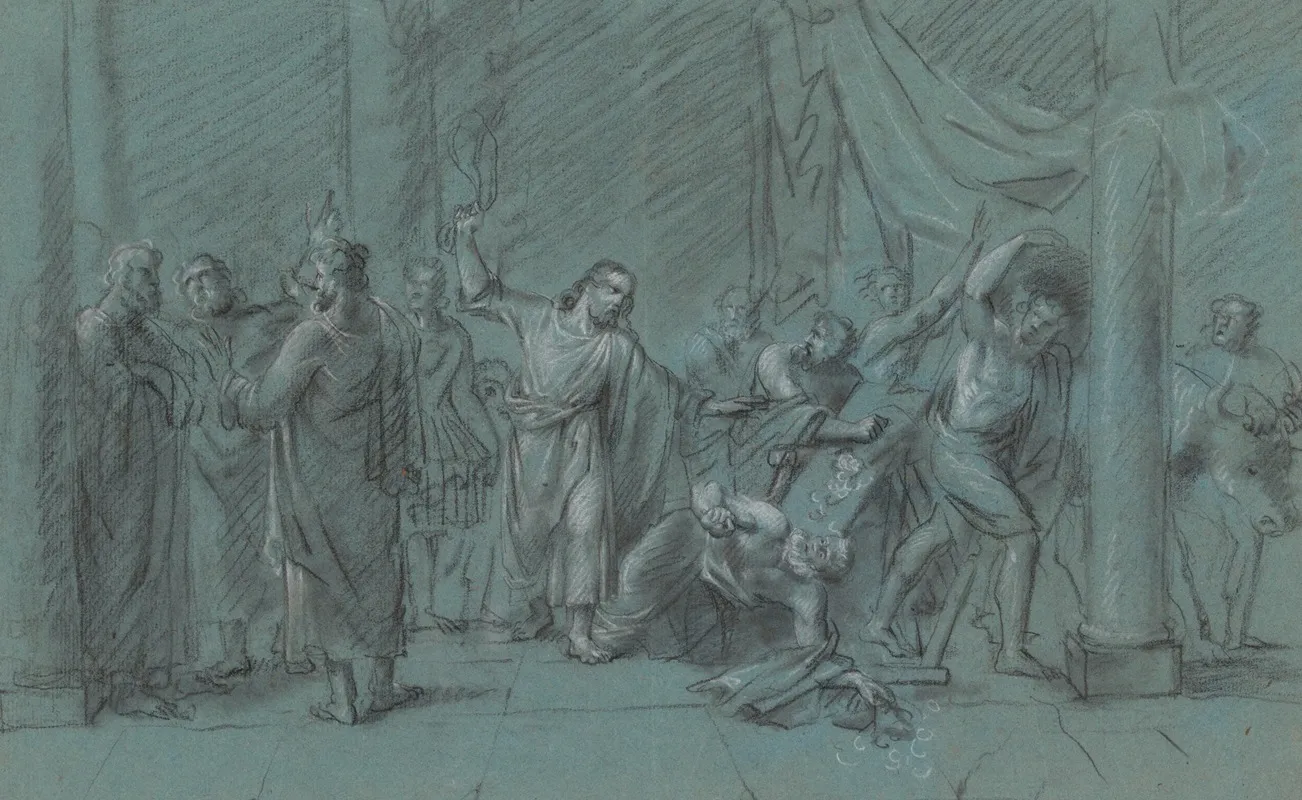Christ Drives Out The Merchants From The Temple