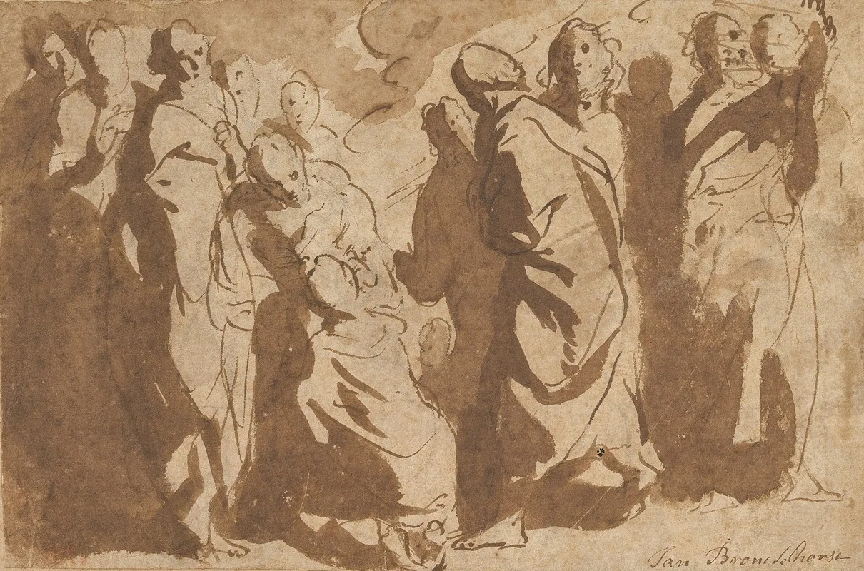 Christ Healing The Paralytic Wall Art by Jacob Jordaens - High-Resolution Digital Print