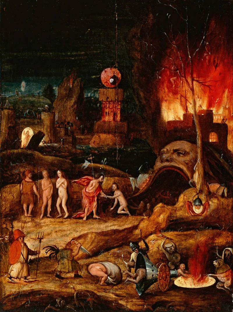 Christ In Limbo 4 Wall Art by Herri met de Bles - High-Resolution Digital Print