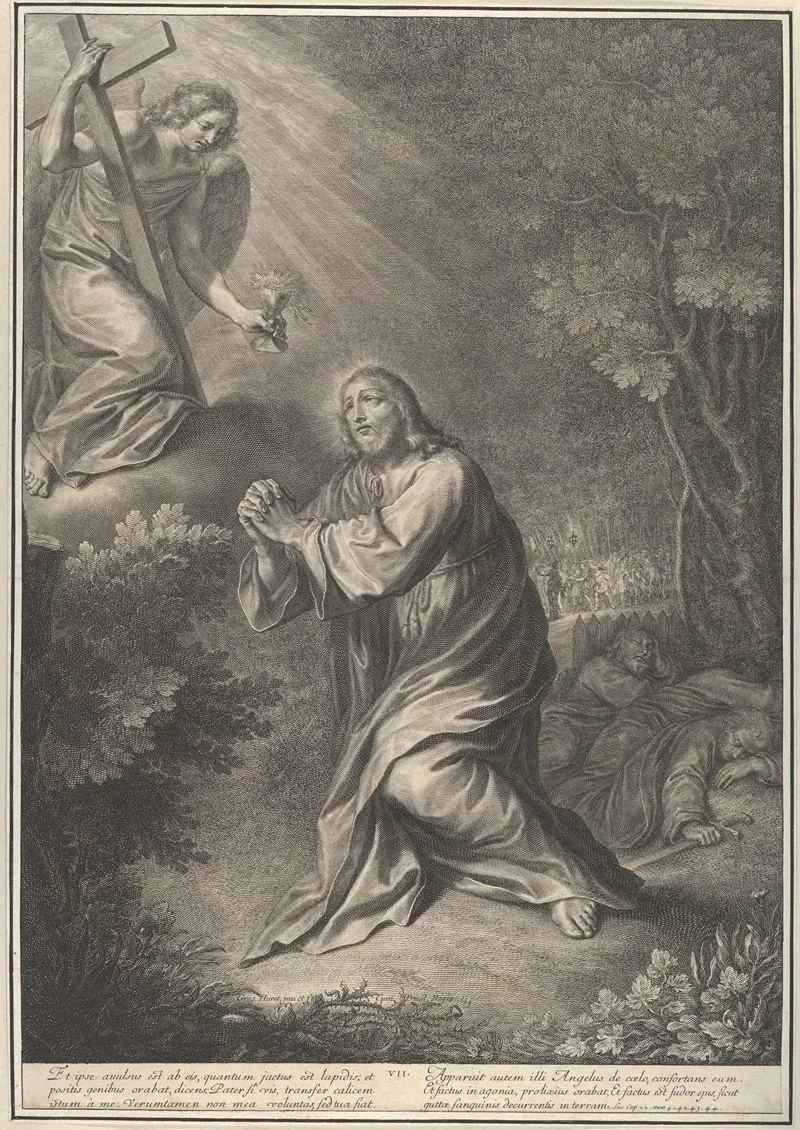 Christ In The Garden 2 Wall Art by Grégoire Huret - High-Resolution Digital Print