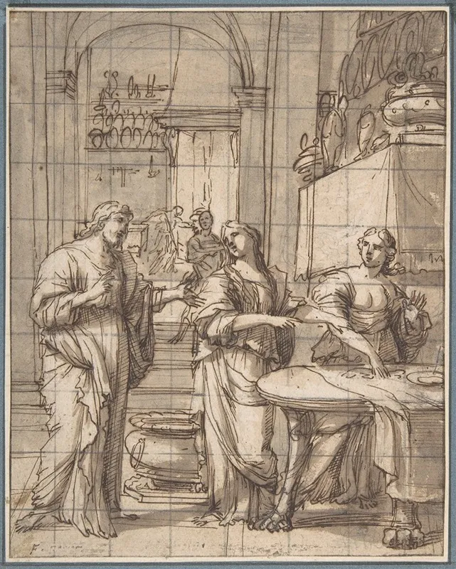 Christ In The House Of Martha And Mary 3
