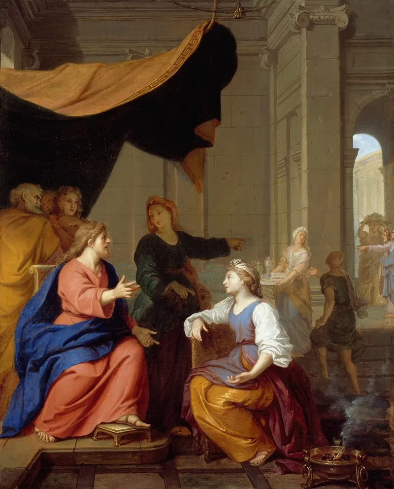Christ In The House Of Martha And Mary 5