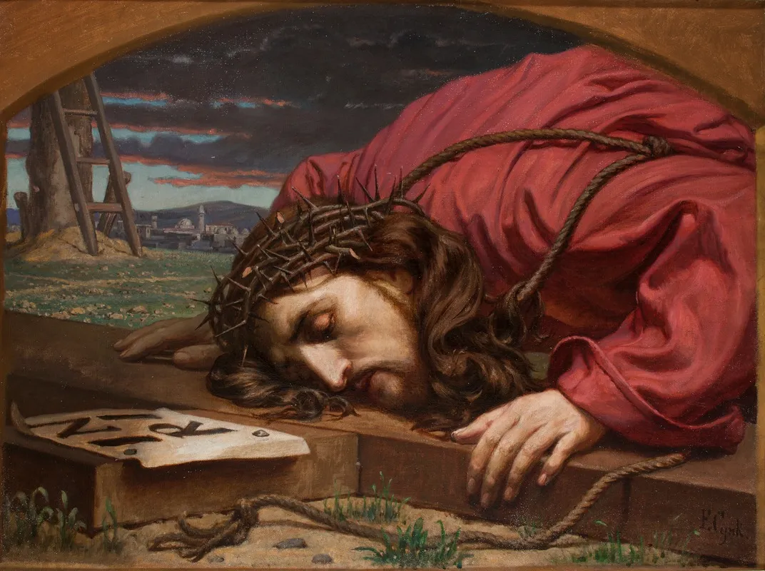 Christ Kissing The Cross
