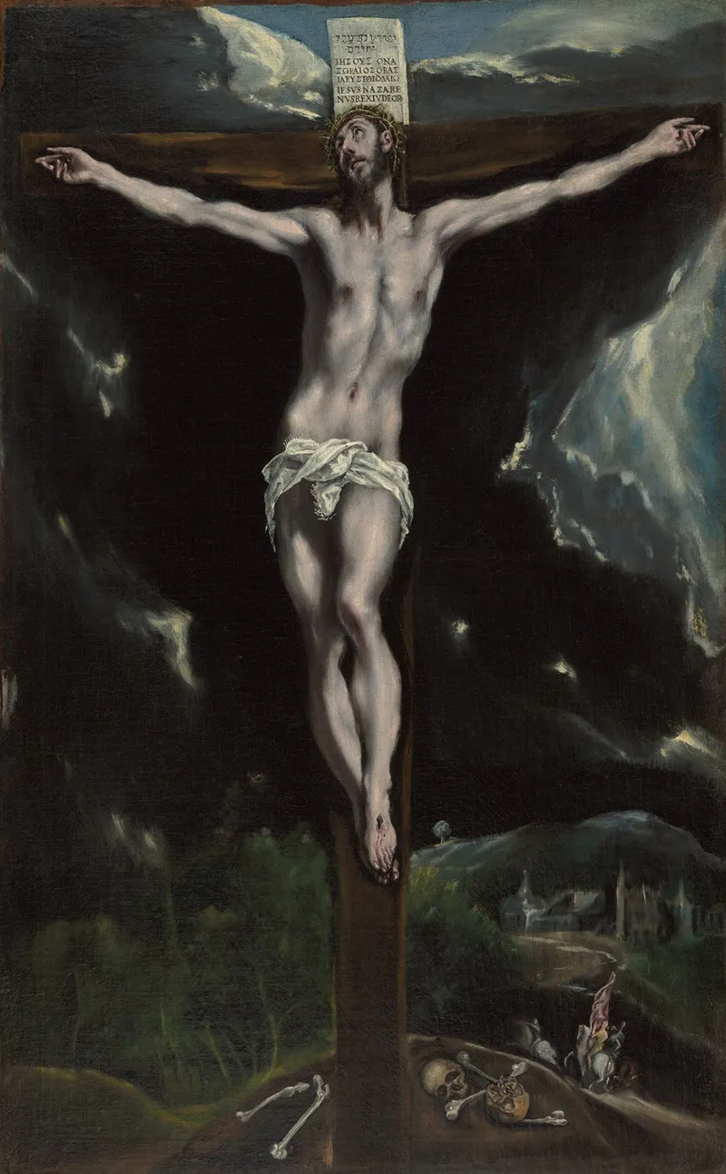 Christ On The Cross 11 Wall Art by El Greco (Domenikos Theotokopoulos) - High-Resolution Digital Print