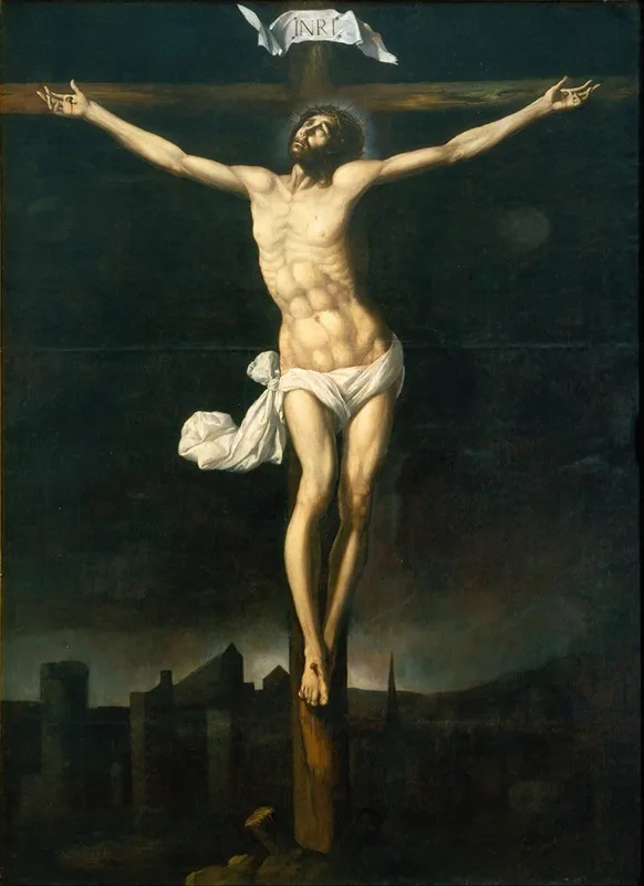 Christ On The Cross 5 Wall Art by Sebastián López de Arteaga - High-Resolution Digital Print