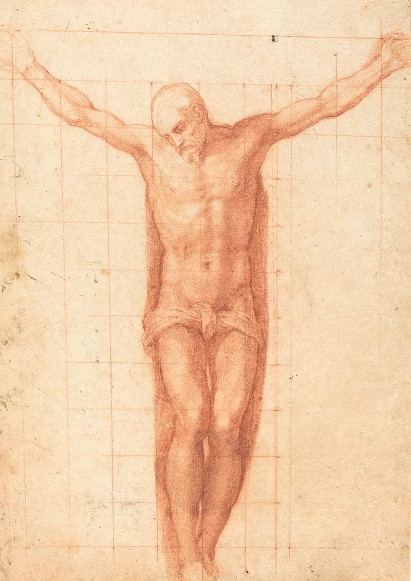 Christ On The Cross 9 Wall Art by Girolamo Muziano - High-Resolution Digital Print