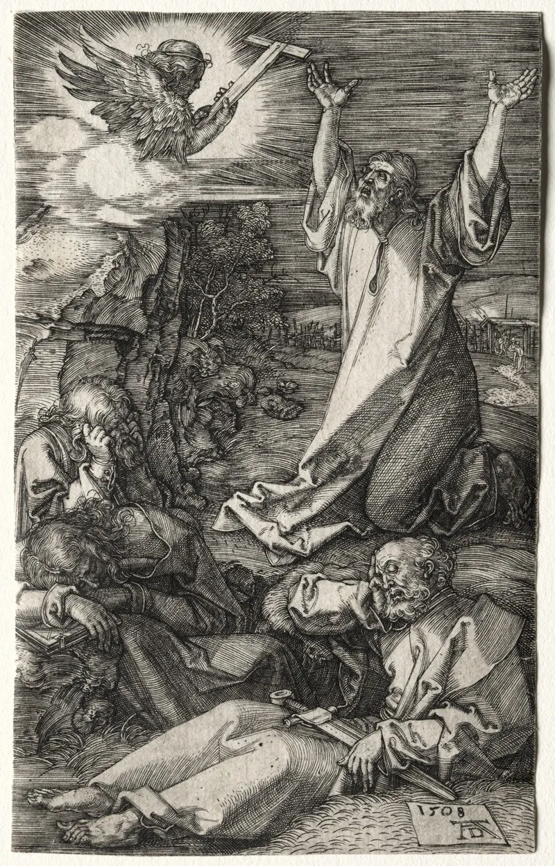 Christ On The Mount Of Olives 10