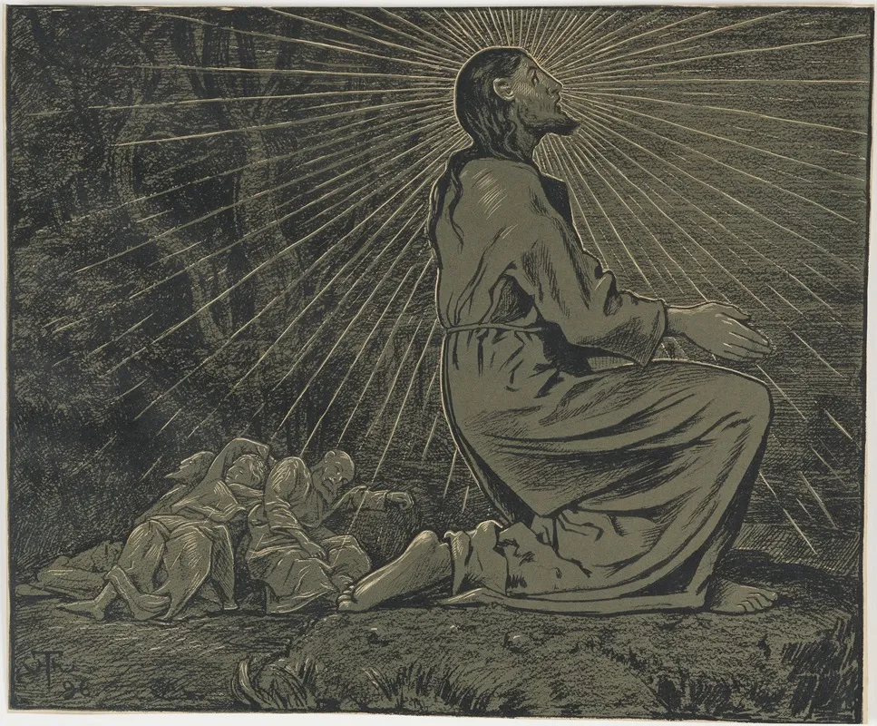 Christ On The Mount Of Olives 6