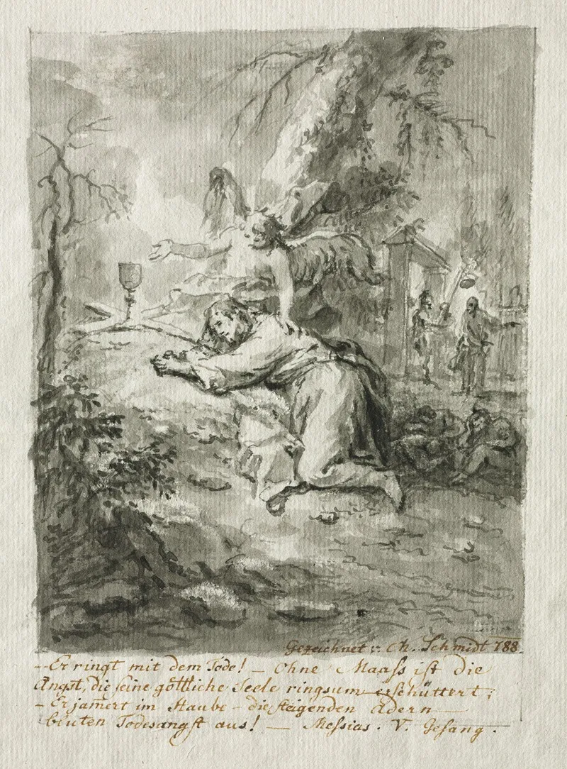 Christ On The Mount Of Olives 7