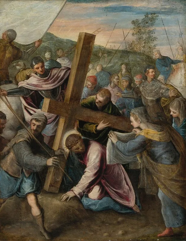 Christ On The Way To Calvary Wall Art by Circle of Tintoretto - High-Resolution Digital Print