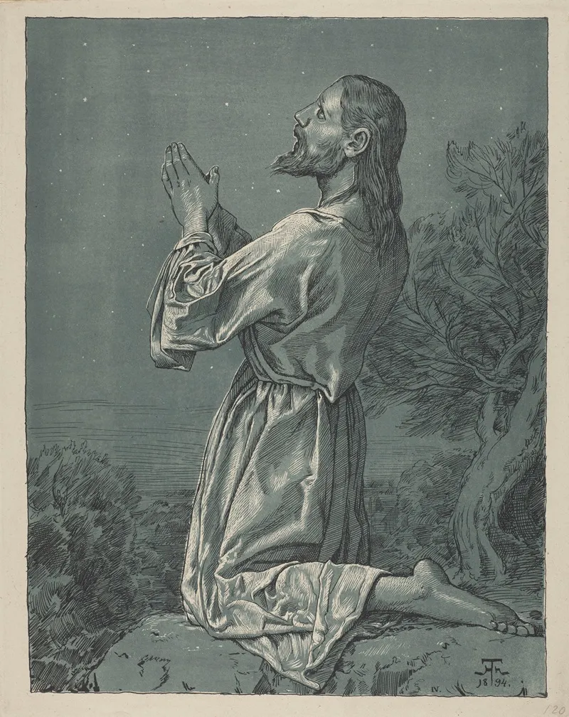 Christ Praying In The Garden Of Gethsemane