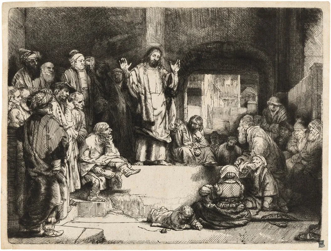 Christ Preaching La Petite Tombe 3