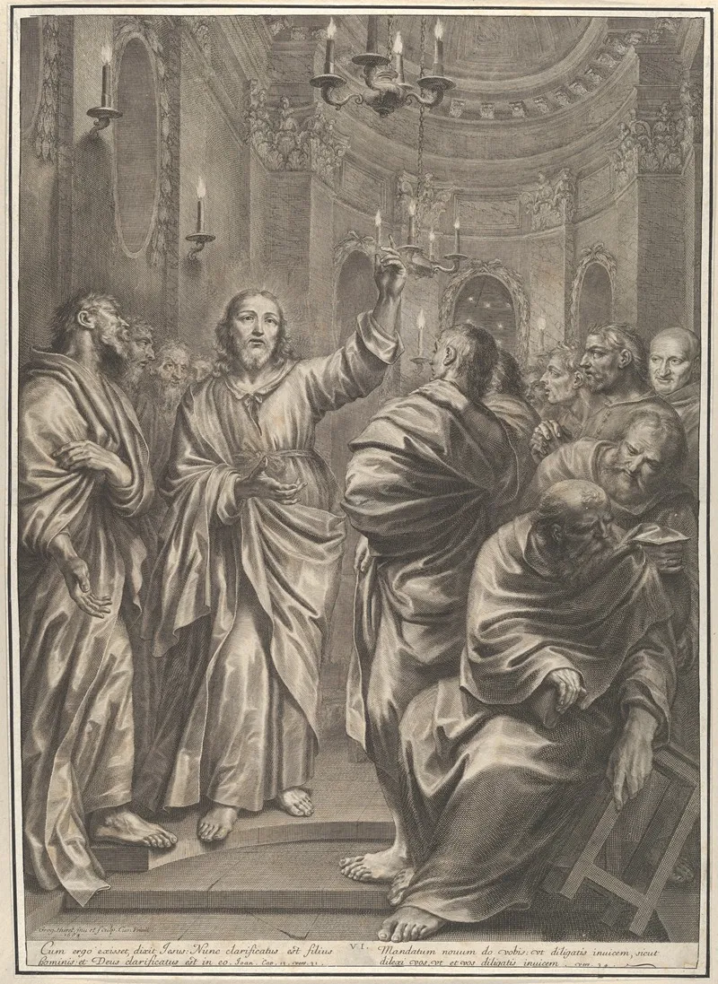 Christ Preaching To His Disciples Wall Art by Grégoire Huret - High-Resolution Digital Print