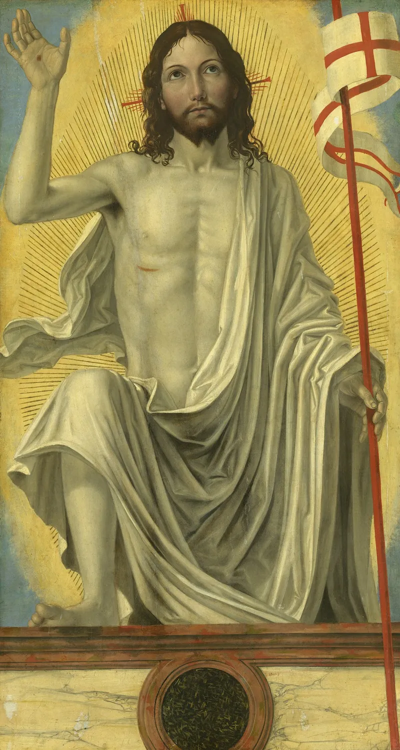 Christ Risen From The Tomb Wall Art by Ambrogio Bergognone - High-Resolution Digital Print