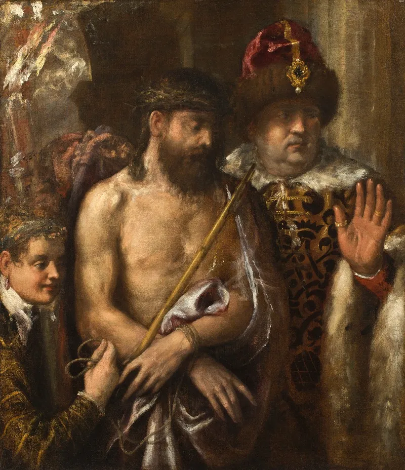 Christ Shown To The People Ecce Homo Wall Art by Titian - High-Resolution Digital Print