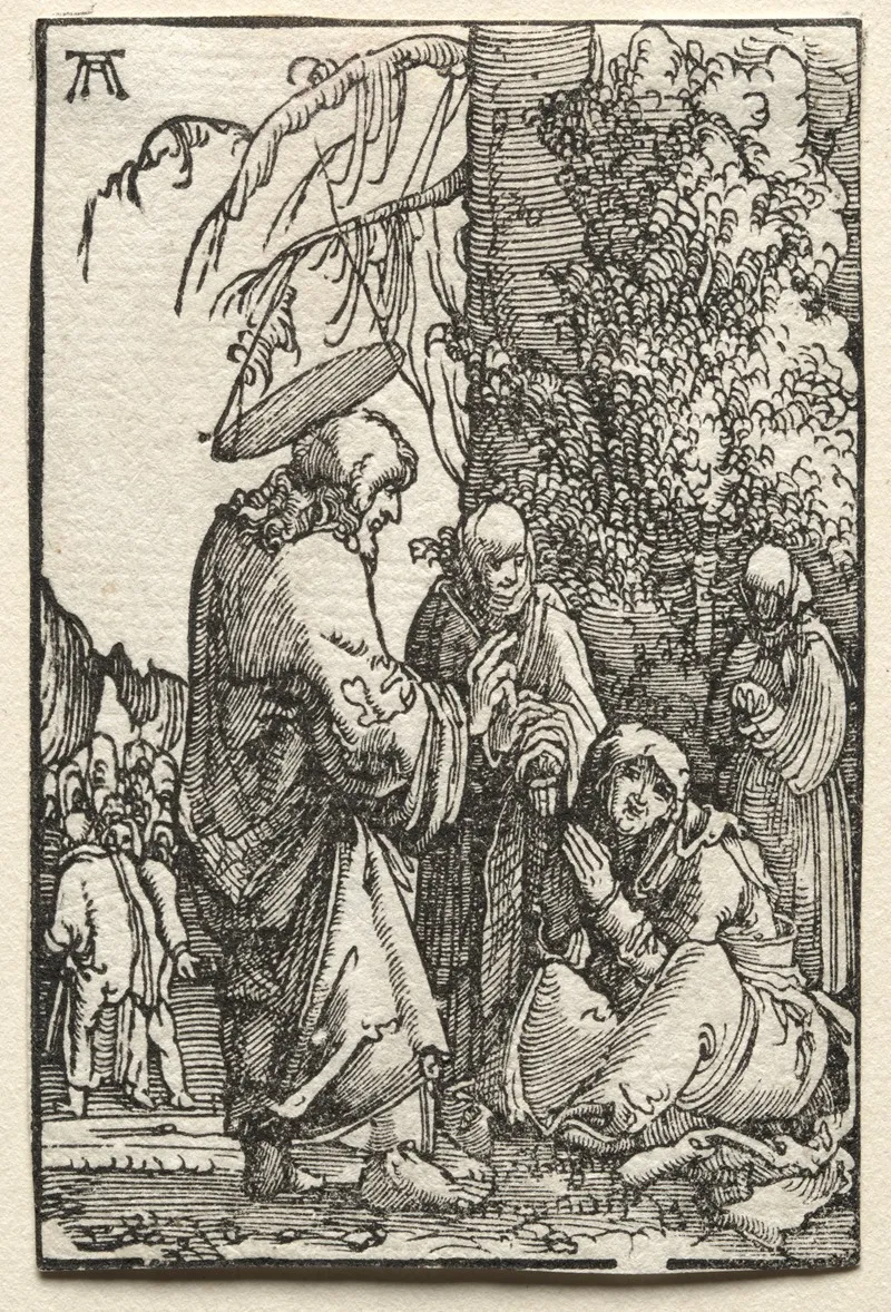 Christ Taking Leave Of His Mother Before The Passion