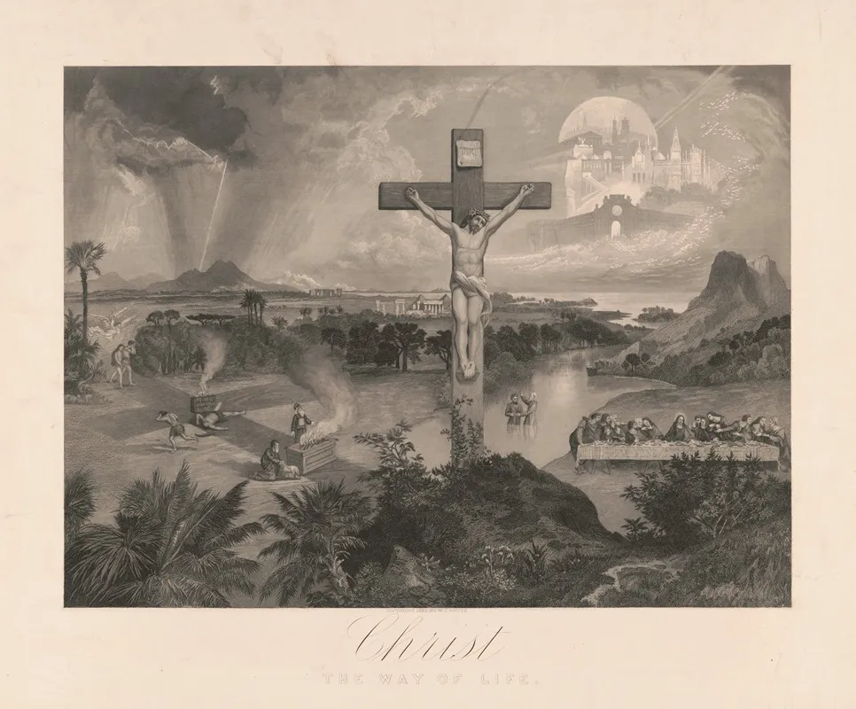 Christ The Way Of Life Wall Art by W.C. White - High-Resolution Digital Print
