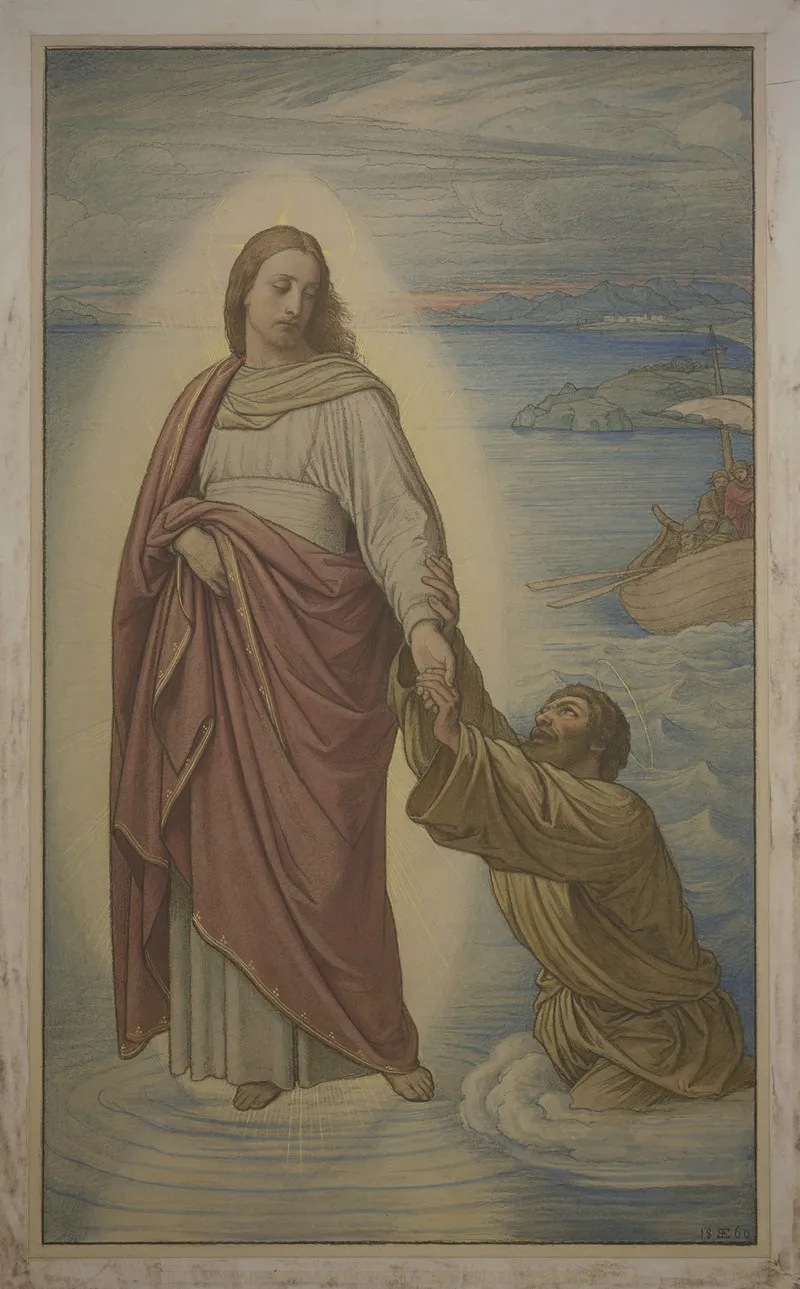 Christi Rettung Des Sinkenden Petrus 2