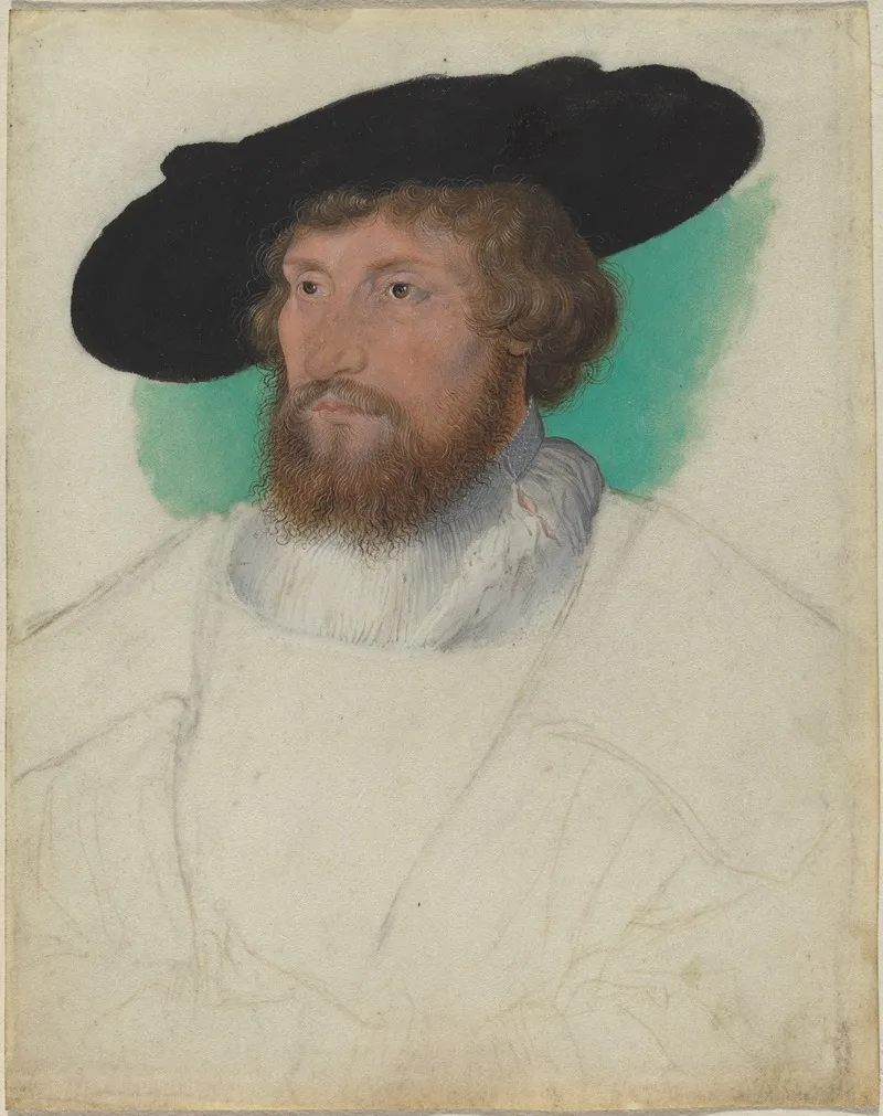 Christian Ii Of Denmark And Norway Wall Art by Follower of Lucas Cranach the Elder - High-Resolution Digital Print