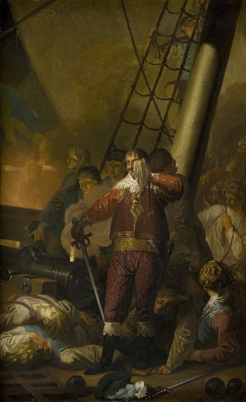 Christian Iv Aboard His Flagship The Trinity