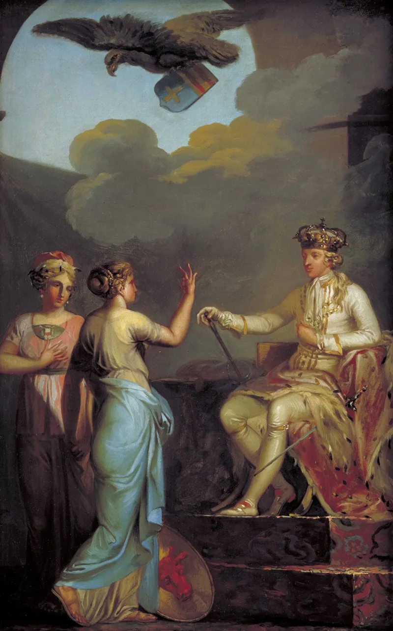 Christian Vii Uniting The Ducal With The Royal Part Of Holstein In 1773