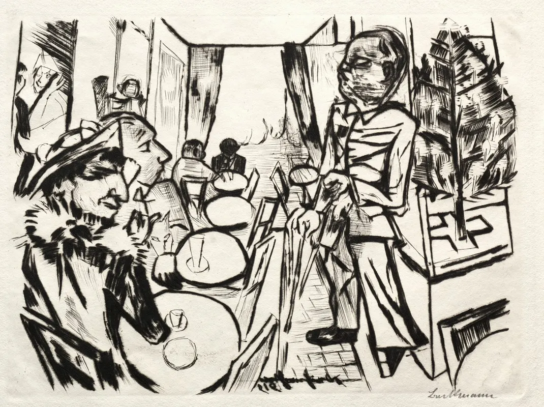 Christmas 1919 Wall Art by Max Beckmann - High-Resolution Digital Print