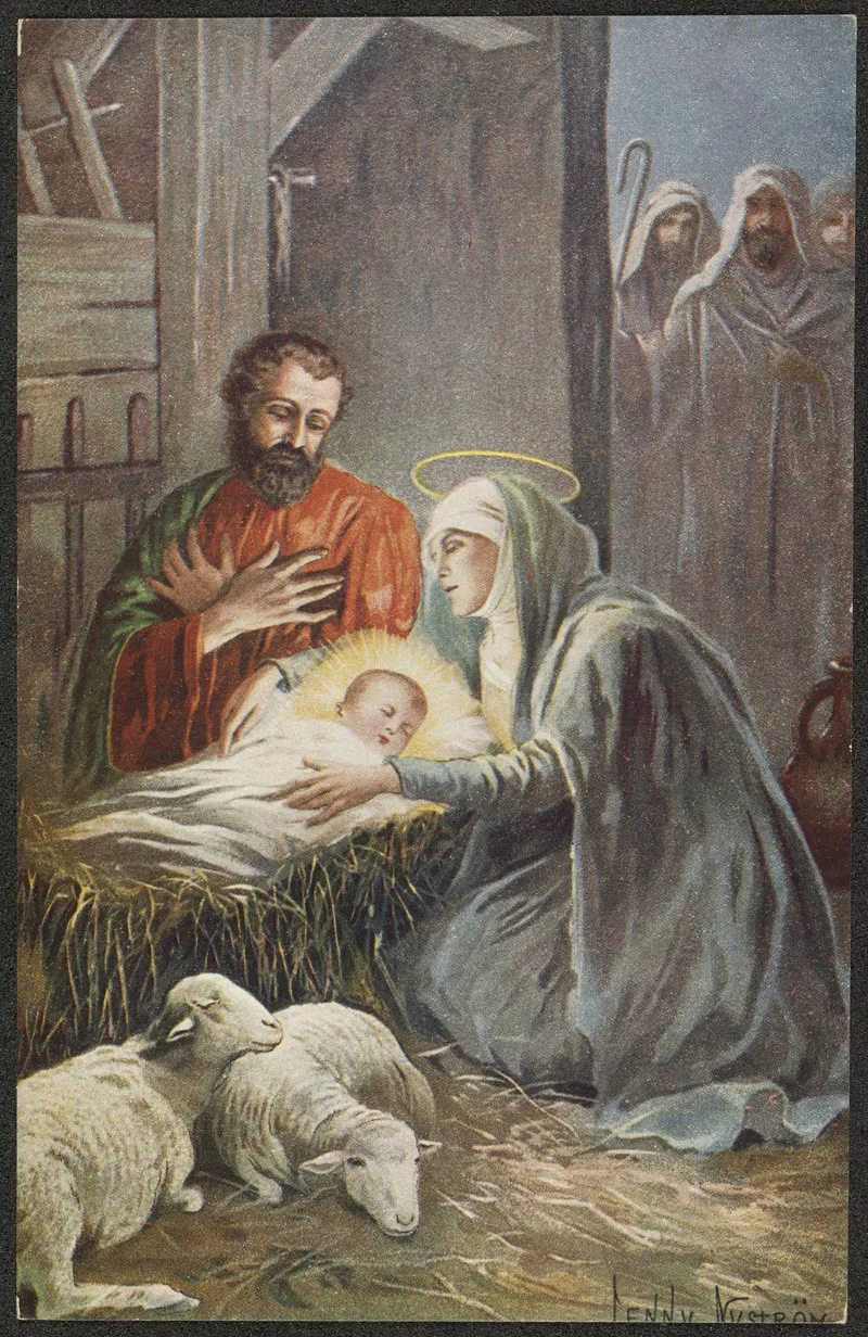 Christmas Card 10 Wall Art by Jenny Nyström - High-Resolution Digital Print