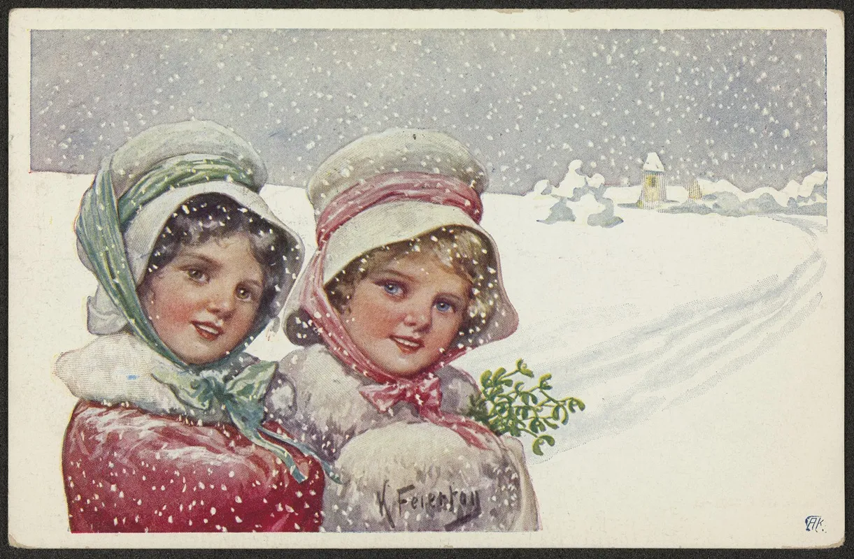Christmas Card 18 Wall Art by Karl Feiertag - High-Resolution Digital Print