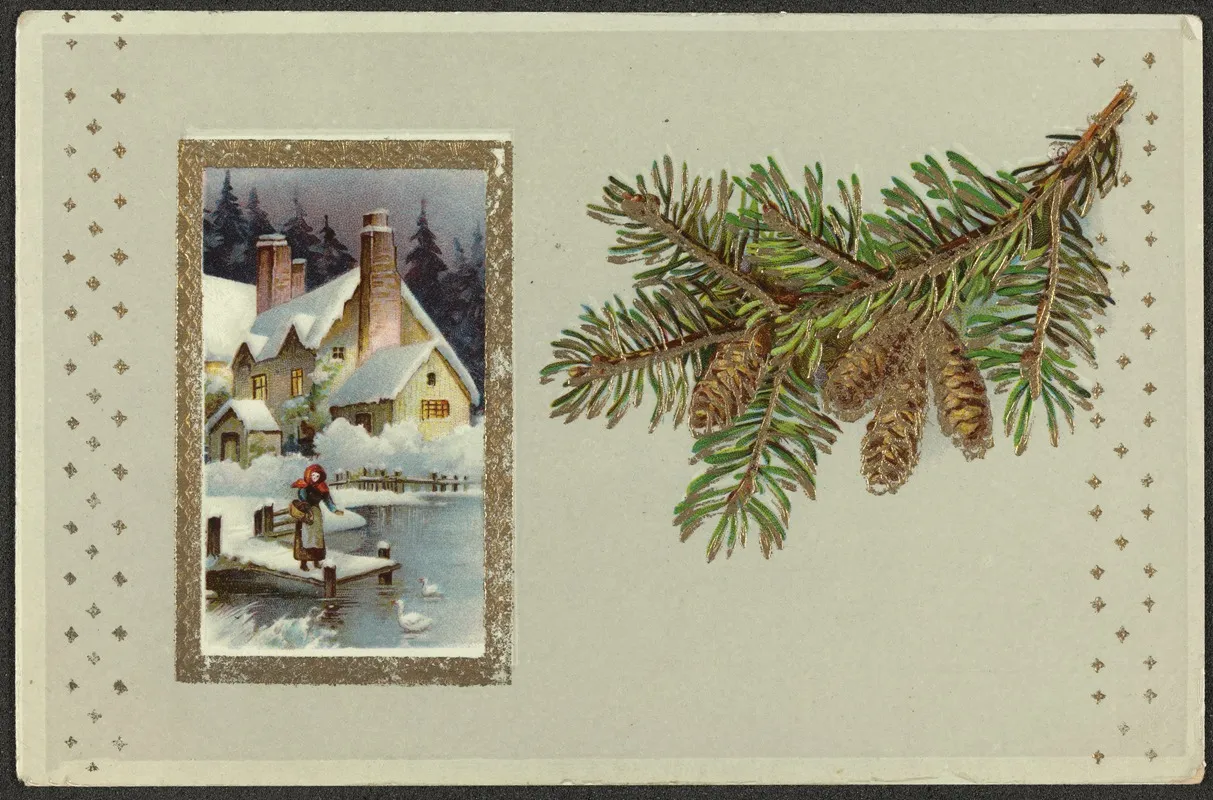 Christmas Card 21 Wall Art by Moriz &amp; Barschall - High-Resolution Digital Print
