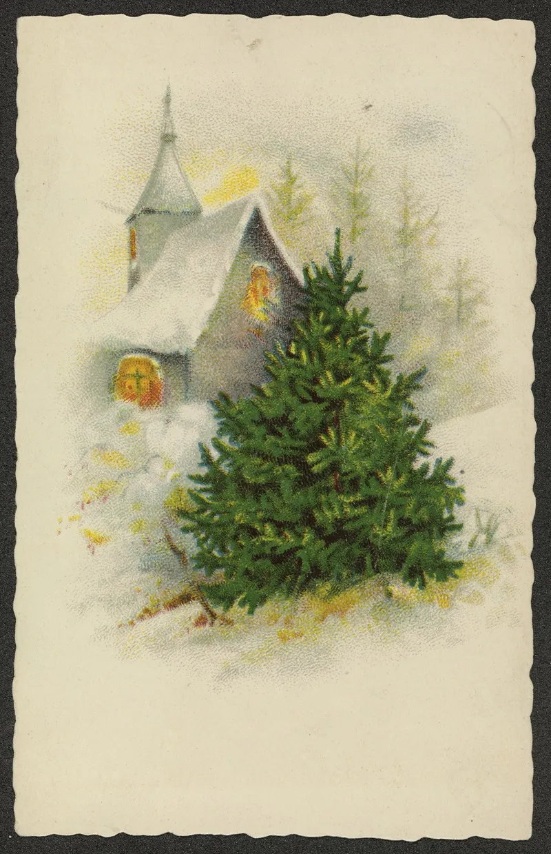 Christmas Card 31 Wall Art by Wilhelm Bernhard &amp; Co - High-Resolution Digital Print
