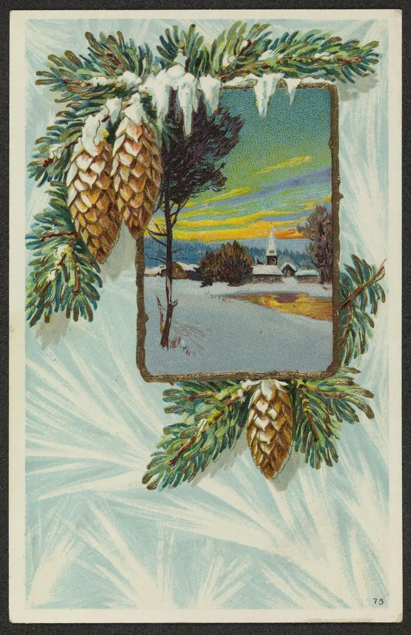 Christmas Card 40 Wall Art by Selmar Bayer - High-Resolution Digital Print