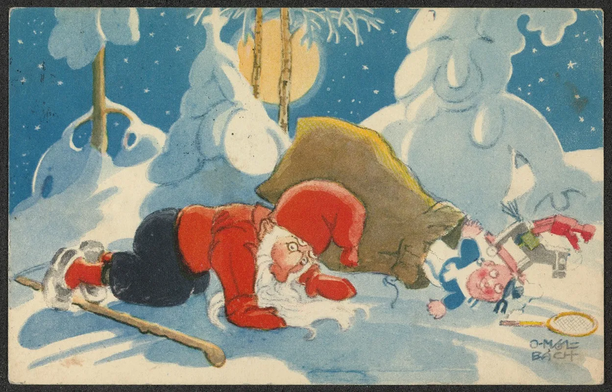 Christmas Card 48 Wall Art by Olaf Christoffer Mølbach - High-Resolution Digital Print