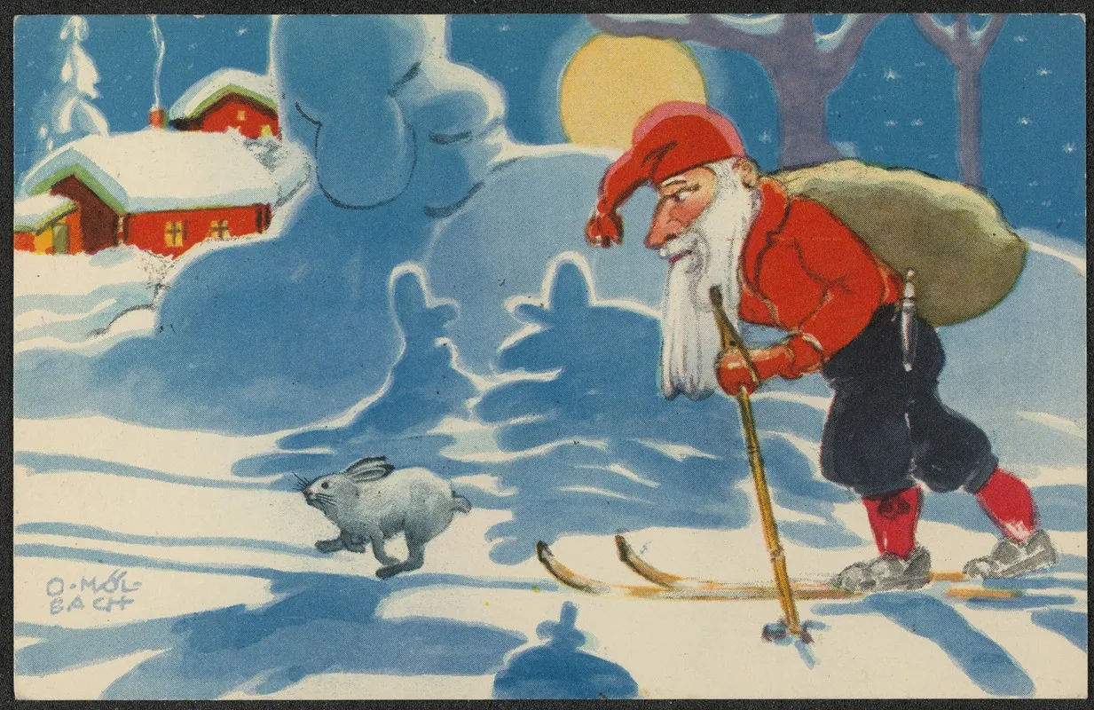 Christmas Card 49 Wall Art by Olaf Christoffer Mølbach - High-Resolution Digital Print