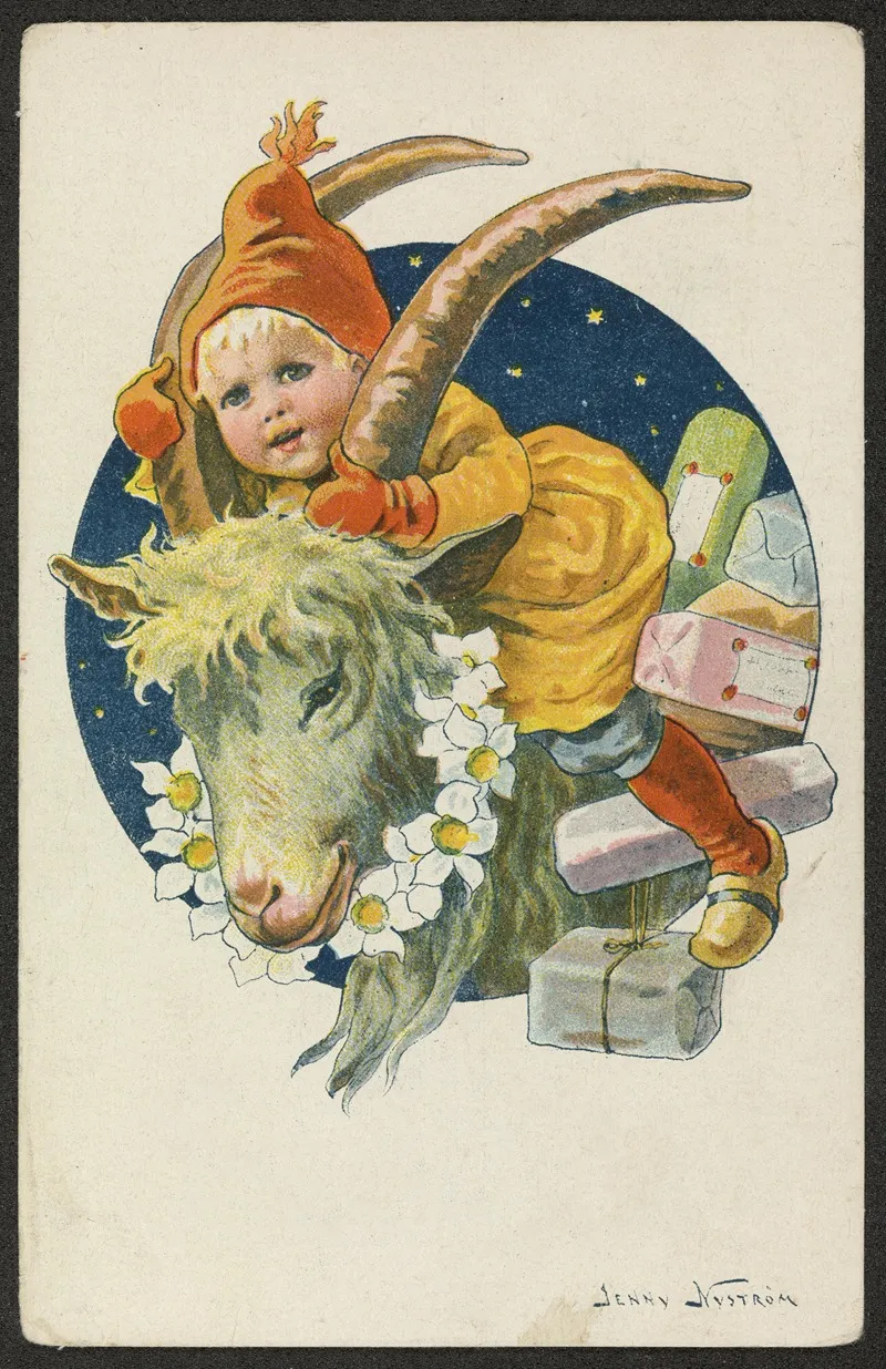 Christmas Card 59 Wall Art by Jenny Nyström - High-Resolution Digital Print