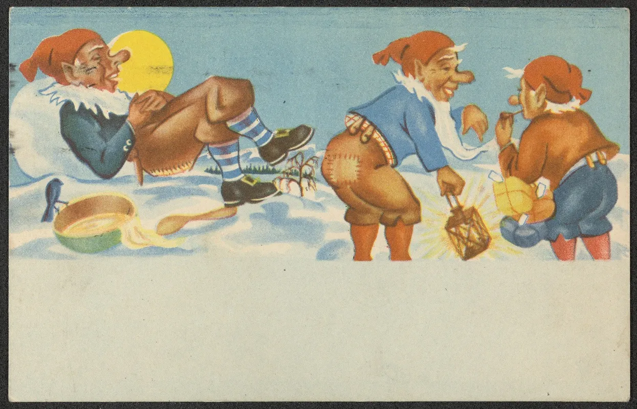 Christmas Card 5 Wall Art by Birger Cranner - High-Resolution Digital Print