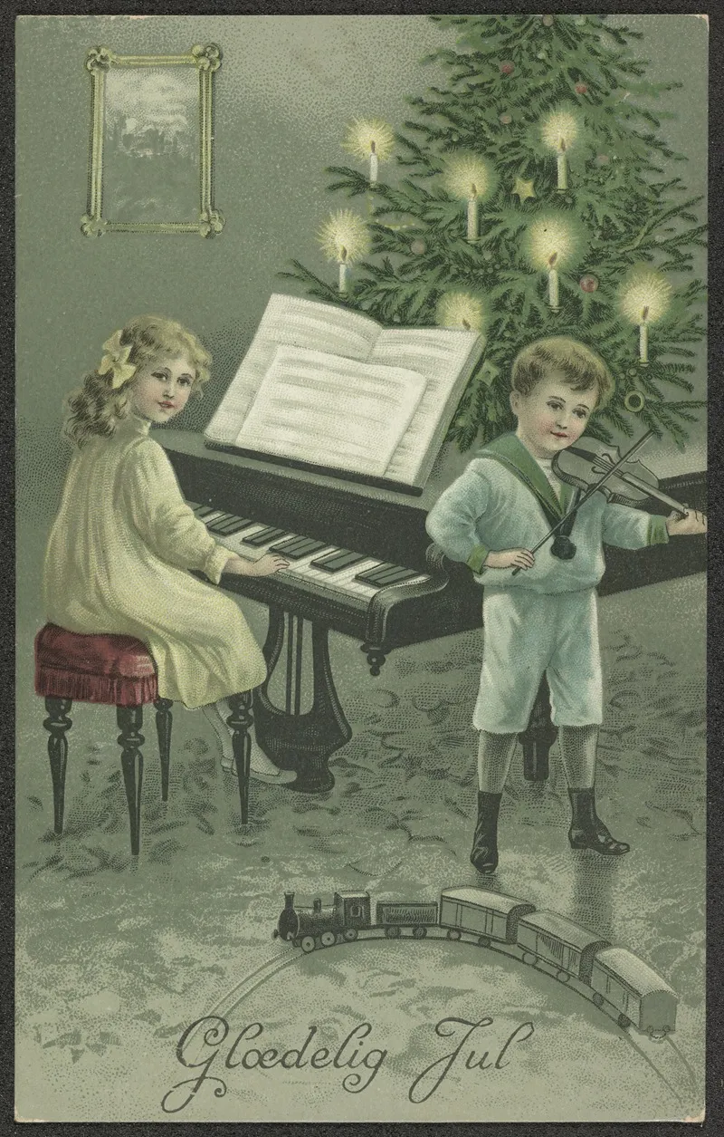 Christmas Card 76 Wall Art by Harvey Barton &amp; Sons Ltd. - High-Resolution Digital Print