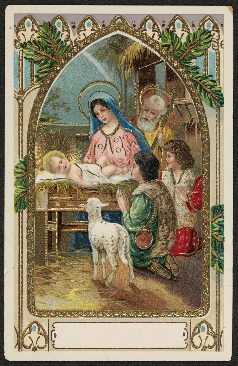 Christmas Card 83 Wall Art by Gesellschaft fuer graphische Kunst - High-Resolution Digital Print
