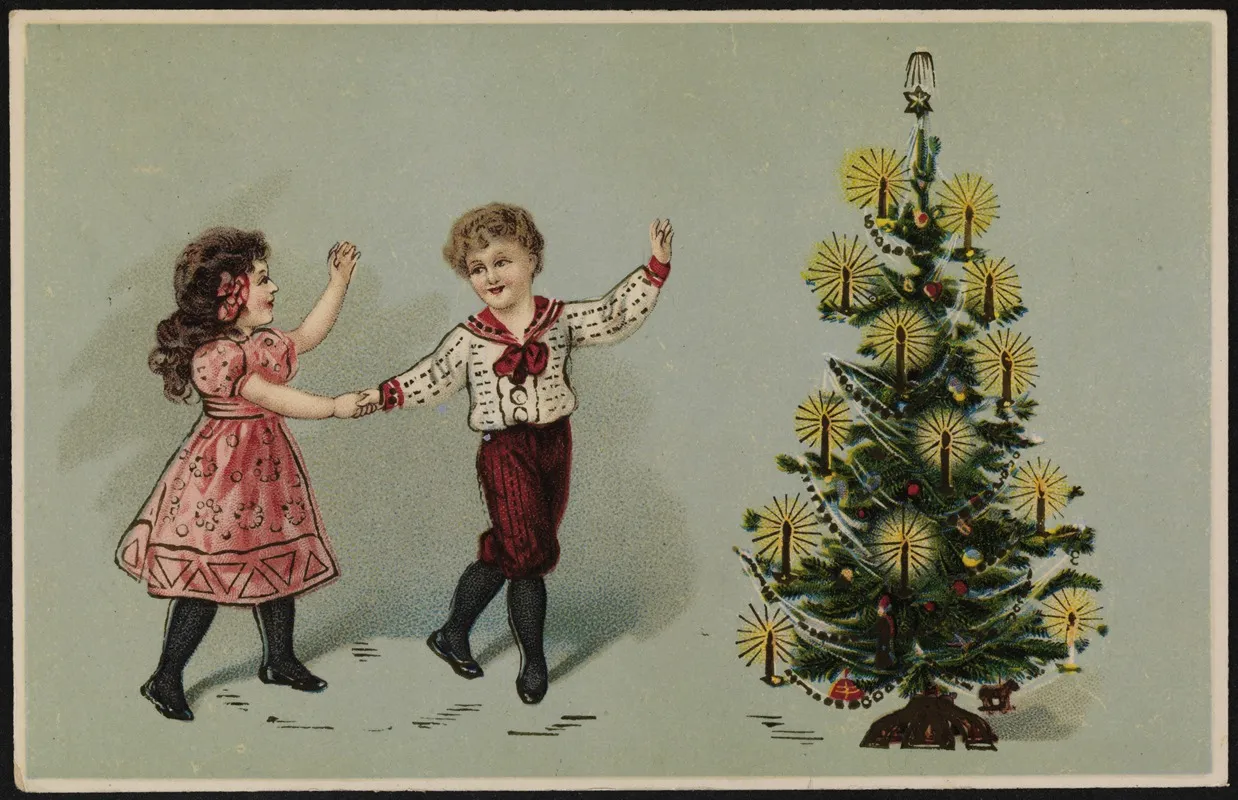 Christmas Card 84 Wall Art by Gesellschaft fuer graphische Kunst - High-Resolution Digital Print