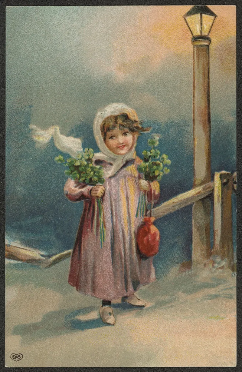 Christmas Card 90 Wall Art by E. A. Schwerdtfeger - High-Resolution Digital Print