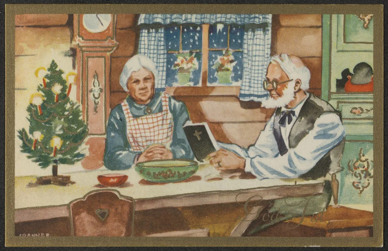 Christmas Card 94 Wall Art by Birger Cranner - High-Resolution Digital Print