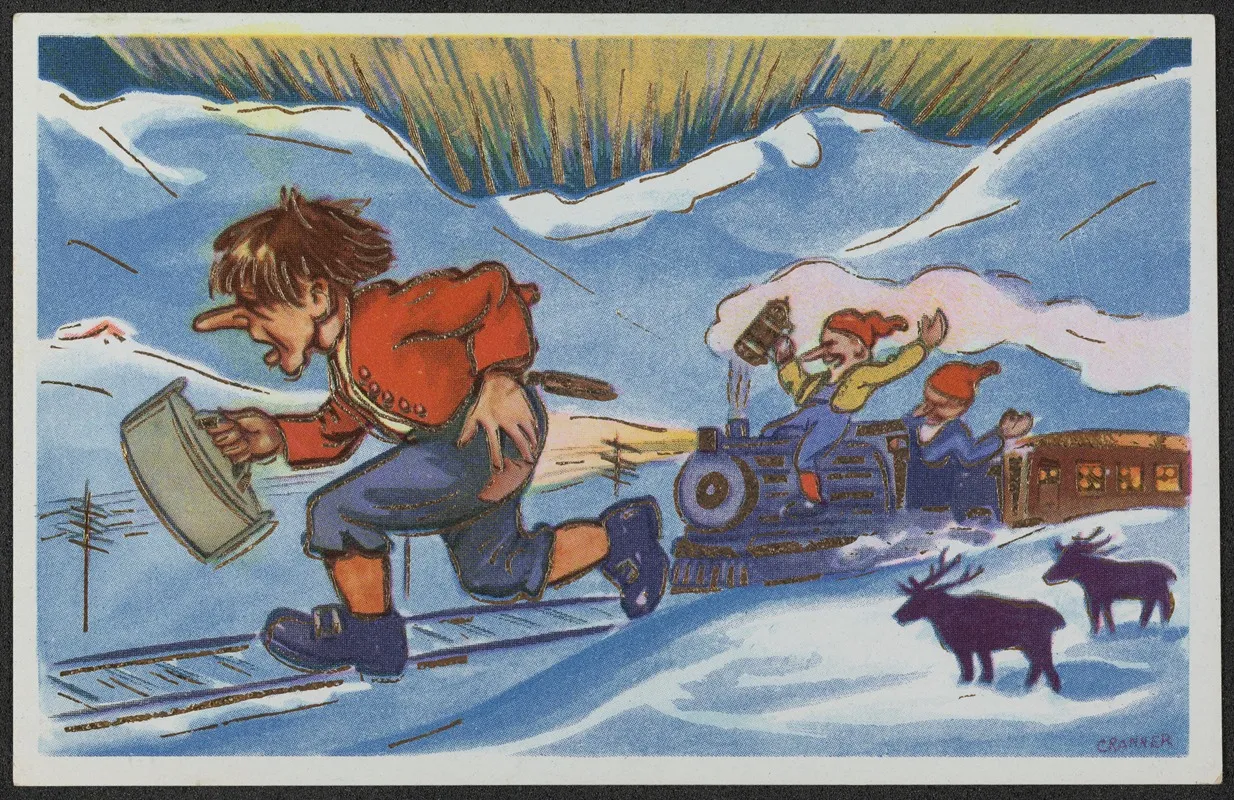 Christmas Card 95 Wall Art by Birger Cranner - High-Resolution Digital Print