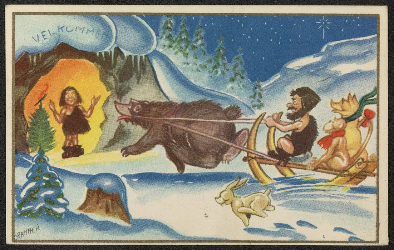 Christmas Card 96 Wall Art by Birger Cranner - High-Resolution Digital Print